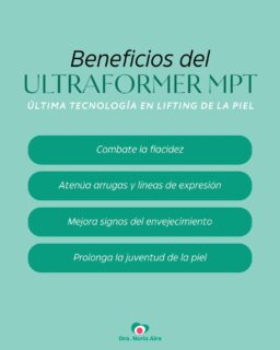 Ultraformer MPT llega a Dra. Nuria Aira para redefinir el cuidado de la piel.

La última tecnología HIFU trabaja la flacidez, las arrugas y los signos del envejecimiento de forma no invasiva, ayudando a conseguir una piel más firme, tersa y rejuvenecida.

✨ Combate la flacidez
 ✨ Atenúa arrugas y líneas de expresión
 ✨ Mejora los signos del envejecimiento
 ✨ Estimula el efecto lifting natural

#ultraformermpt #hifu #liftingfacial #medicinaestetica #rejuvenecimientofacial #pielradiante #esteticanatural #drrnuriaaira