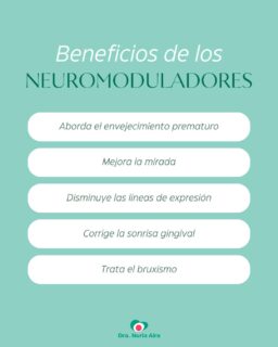 Los neuromoduladores van mucho más allá de suavizar las líneas de expresión. 

Permiten actuar de forma precisa sobre determinados músculos para conseguir una expresión más relajada y natural, manteniendo siempre la armonía del rostro. Además, puede utilizarse para tratar casos como la sonrisa gingival o el bruxismo.

En Dra. Nuria Aira estudiamos cada caso de forma personalizada para aplicar el tratamiento justo donde se necesita, sin perder tu expresión.

#DraNuriaAira #Neuromoduladores #MedicinaEstetica #EsteticaFacial #RejuvenecimientoFacial #Bruxismo #BellezaNatural
