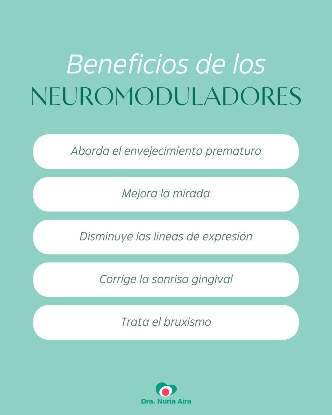Los neuromoduladores van mucho más allá de suavizar las líneas de expresión. 

Permiten actuar de forma precisa sobre determinados músculos para conseguir una expresión más relajada y natural, manteniendo siempre la armonía del rostro. Además, puede utilizarse para tratar casos como la sonrisa gingival o el bruxismo.

En Dra. Nuria Aira estudiamos cada caso de forma personalizada para aplicar el tratamiento justo donde se necesita, sin perder tu expresión.

#DraNuriaAira #Neuromoduladores #MedicinaEstetica #EsteticaFacial #RejuvenecimientoFacial #Bruxismo #BellezaNatural
